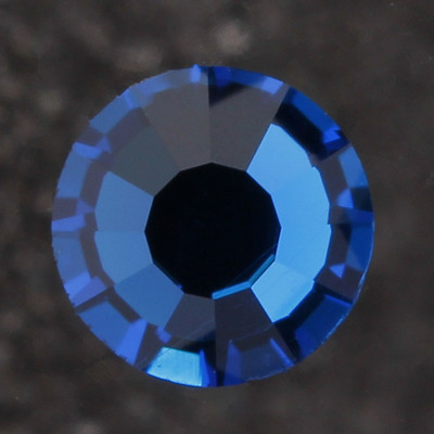 diy捷克水晶深蓝色美甲烫钻