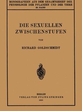 【预订】Die Sexuellen Zwischenstufen: 23. Band