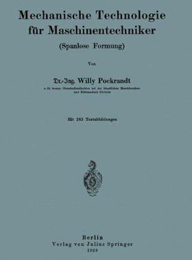 【预订】Mechanische Technologie Fur Maschine...
