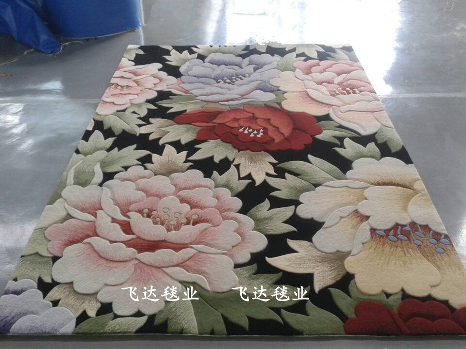时尚风羊毛客厅玄关茶几地毯特价