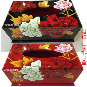 会所纸巾盒    别墅家居 装饰品 抽纸盒   中式古典  乔迁礼品