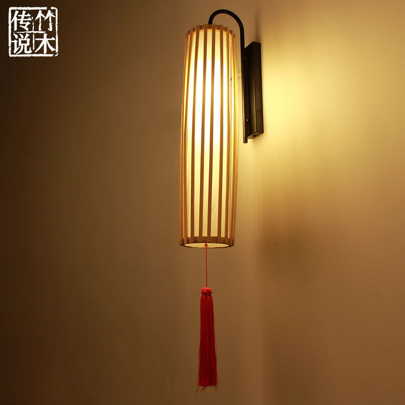 新中式壁灯古典中式酒店茶楼会所灯具东南亚卧室床头走廊过道灯