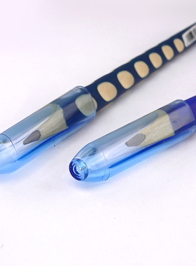 【特卖款笔帽√适合三角铅笔】6枚装 粗三角形铅笔用笔帽  思笔乐322粗杆大三角铅笔套