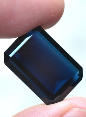 收藏级 超大颗粒蓝宝石裸石 24.3ct 戒面  晶莹剔透 传家宝 超值