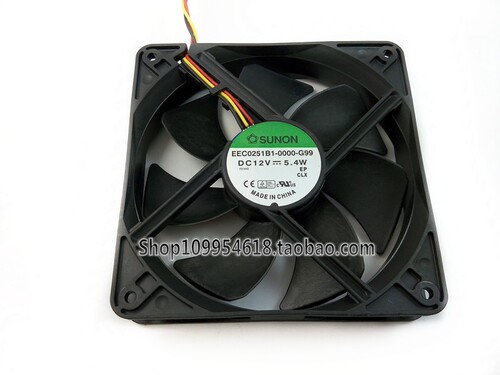 建准 SUNON 12025 12CM 12V 2.0W E5C0251V3-Q020-G99 静音风扇
