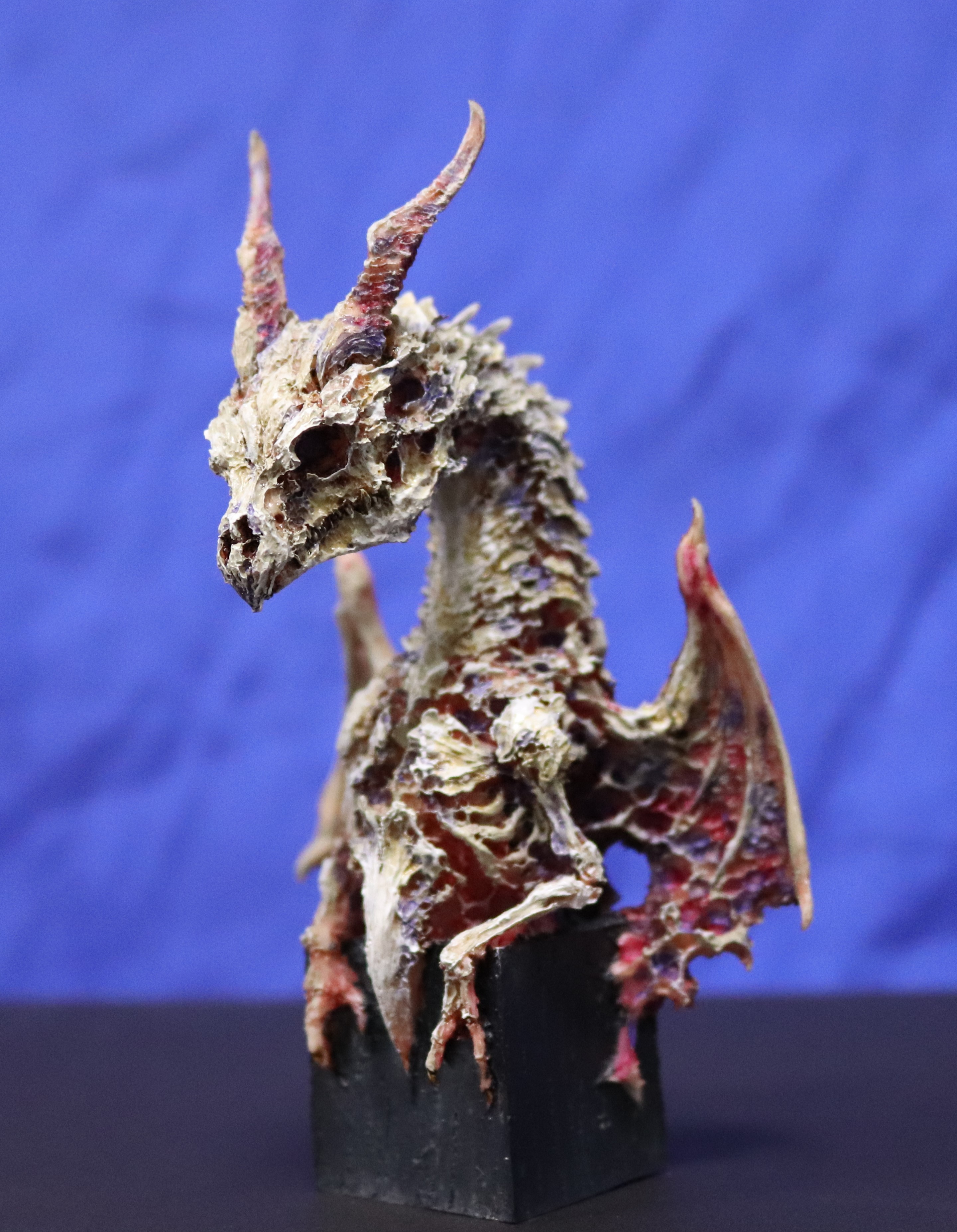 wf2017 冬会场限定 gk白模手办 骷颅竜龙 骨头 化石 枯竜