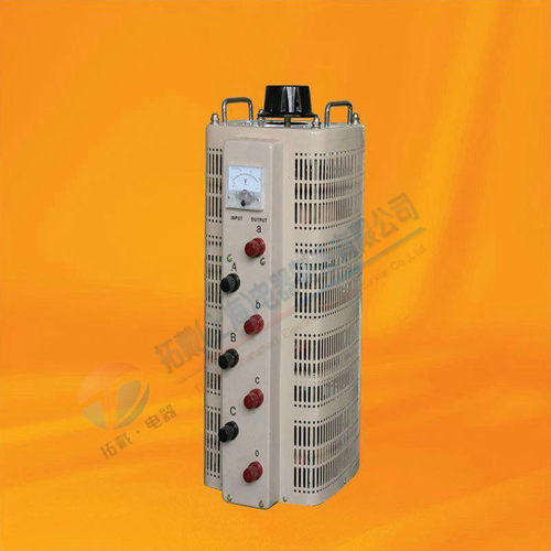 全铜接触式调压器TSGC2J-25KVA25KW额定输出电压0-430V三相调压器