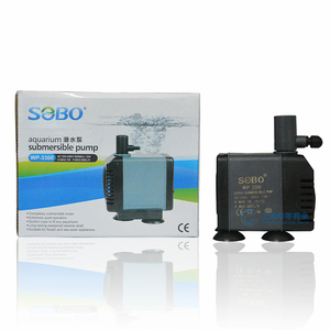 包邮松宝潜水泵 鱼缸水族箱迷你抽水泵WP3300带增氧过滤循环泵12W