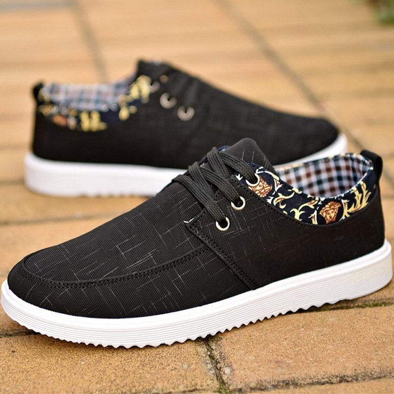 夏季男士透气帆布鞋休闲鞋子学生潮鞋青少年防滑板鞋老北京布鞋男|ruв категории Мужская обувь, холст обувь - от Buy2taobao.com для оказания профессиональной услуги покупки агента Taobao