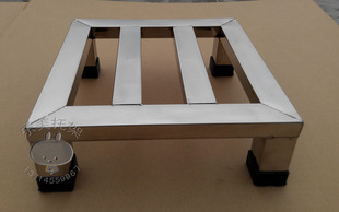 不锈钢花盆煤气瓶托架瓶气罐支架拖布池杂物架子柜机底座架可定做