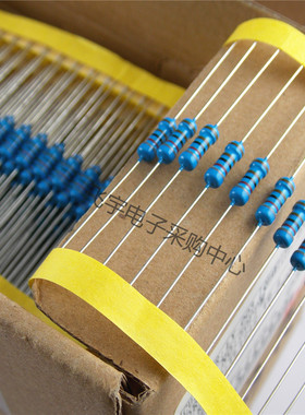 MF金属膜电阻1%铜脚1/2W 0.5W 91K 100K 110K 120K 130K 100只