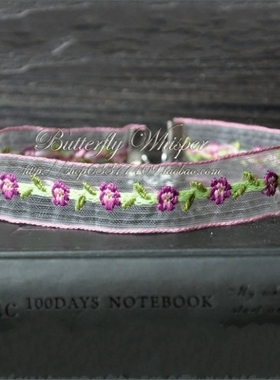 choker繁花日韩风刺绣蕾丝项链