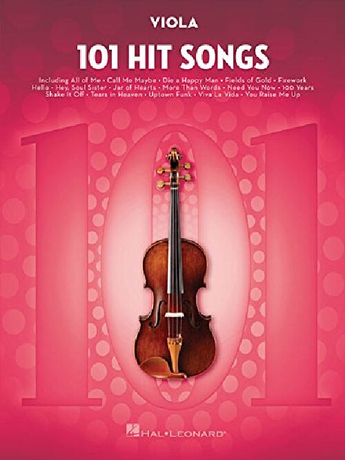 【预订】101 Hit Songs For Viola