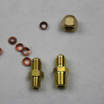 比泽尔汉钟复盛螺杆半封闭压缩机专用035接头空调冷库黄铜粗细芽