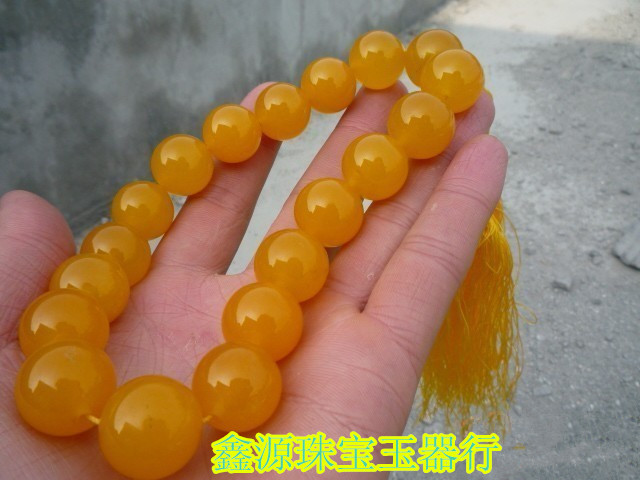 优质黄龙玉佛珠念珠手链收藏佳品念珠持珠