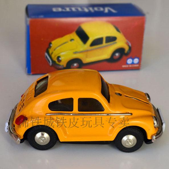 稀铁城铁皮玩具出口经典怀旧收藏礼品生日礼物惯性汽车大众甲壳虫