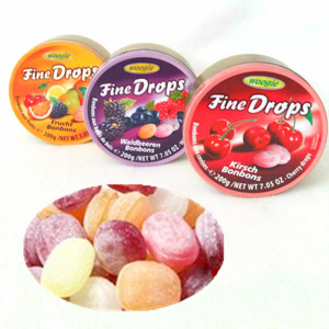 奥地利进口水果糖Woogie综合果味樱桃野莓硬糖200g喜糖礼盒装零食