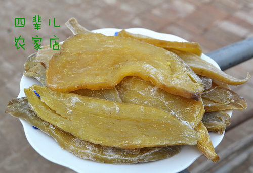 红薯片山东日晒地瓜干无糖500g