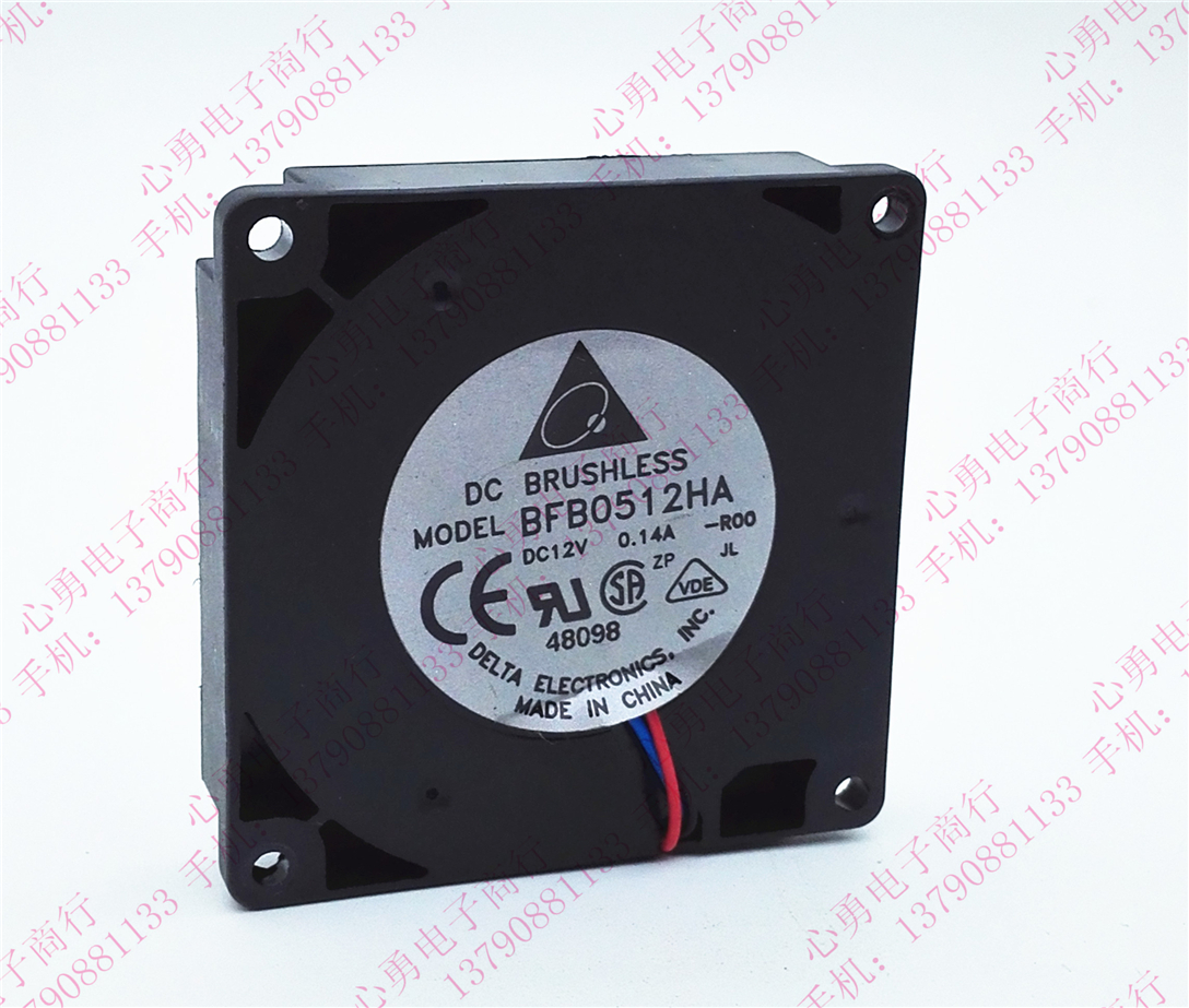 Delta BFB0512HA -ROO 12V 0.14A 5010涡轮鼓风机 笔记本风扇