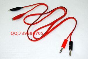 。压电源 带夹子线 兆信电源连接线 /鳄鱼夹电线 电源连接线 4m/