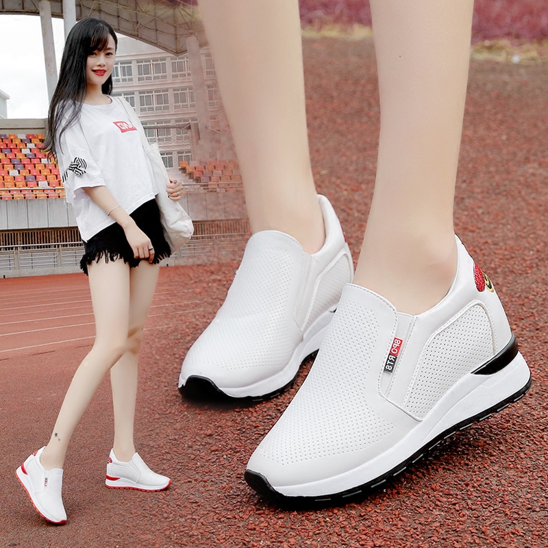 Inside heighten women's shoes 2020 Spring Versatile Spring new pattern Spring and autumn nets The thickness of the bottom Ultra-fire ins Damp shoesin the Women's Shoes, Low shoes  category - from Buy2taobao.com to provide professional Taobao agent buy service