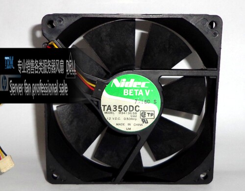 TA350DC M34138-58 12V 0.40A 原装日本尼迪克NIDEC 90*90*25风扇