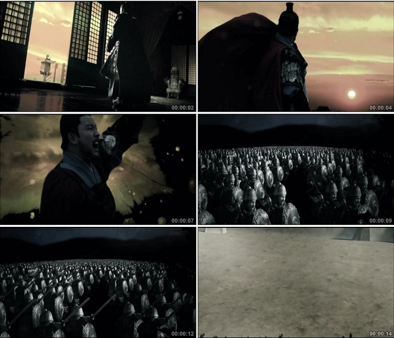 战国古代战争将军士兵攻城中国高清实拍视频素材