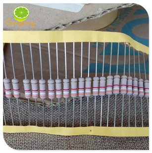 光音KOA 47R 470R 3.9K 15K 240K 1W碳膜暖声电阻5%音响发烧 铜脚