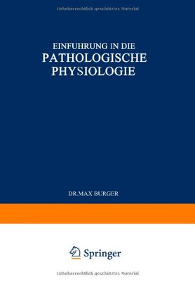【预订】Einfuhrung in Die Pathologische Phys...