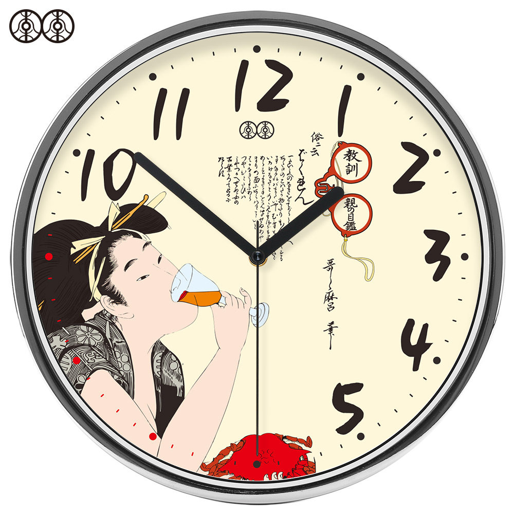 0李李艺术挂钟挂表日本东瀛浮世绘实木原创客厅静音石英钟|msdalam kategori rumah harian, Bell, jam dinding - dari Buy2taobao.com untuk memberikan perkhidmatan ejen Taobao profesional membeli