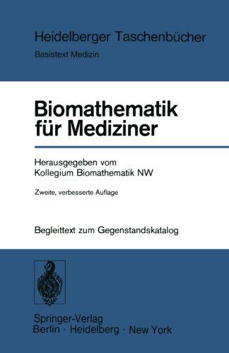 【预订】Biomathematik Fur Mediziner: Begleit...