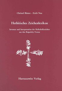 【预售】Hethitisches Zeichenlexikon. Inventa...