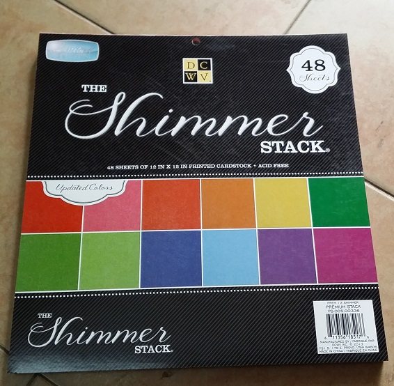 原单diy手工制作材料手账剪贴卡纸dcwv  the shimmer 金属色 48张
