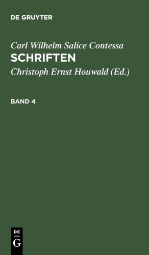 【预售】Carl Wilhelm Salice Contessa: Schriften. Band 4