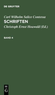 【预售】Carl Wilhelm Salice Contessa: Schriften. Band 4