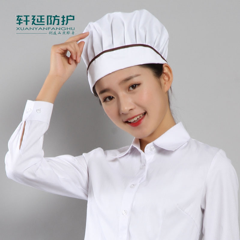 廚師帽女工作帽廚房防塵防油煙餐廳食堂面包烘培師帽子食品衛生帽在類目 服飾配件/皮帶/帽子/圍巾, 帽子中 - 來自Buy2taobao.com提供專業的淘寶代購服務