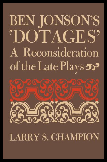 【预售】ben jonsons dotages: a reconsideration of the