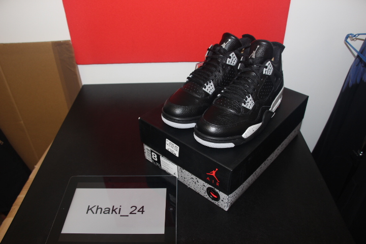 Khaki24 Air Jordan IV Oreo AJ4 奧利奧 黑白 公司貨 314254-003
