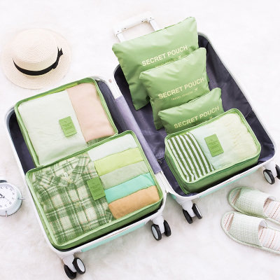 6Pcs Travel Storage Bags Clothes Packing Luggage Organizer