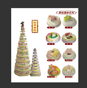8素材生日蛋糕高清图片图库psd格式300dpi可直接用于画册设计印刷