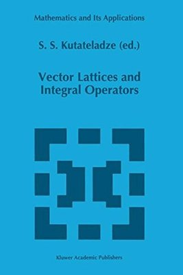 【预订】Vector Lattices and Intergal Operators