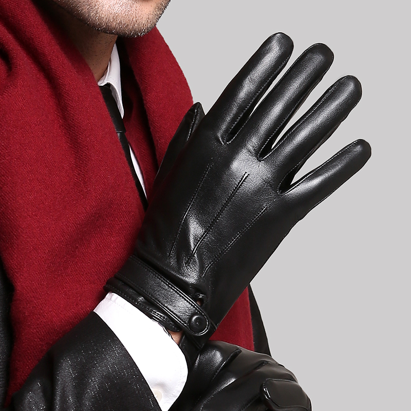 Gants pour homme      en peau de mouton - Ref 2782466 Image 1