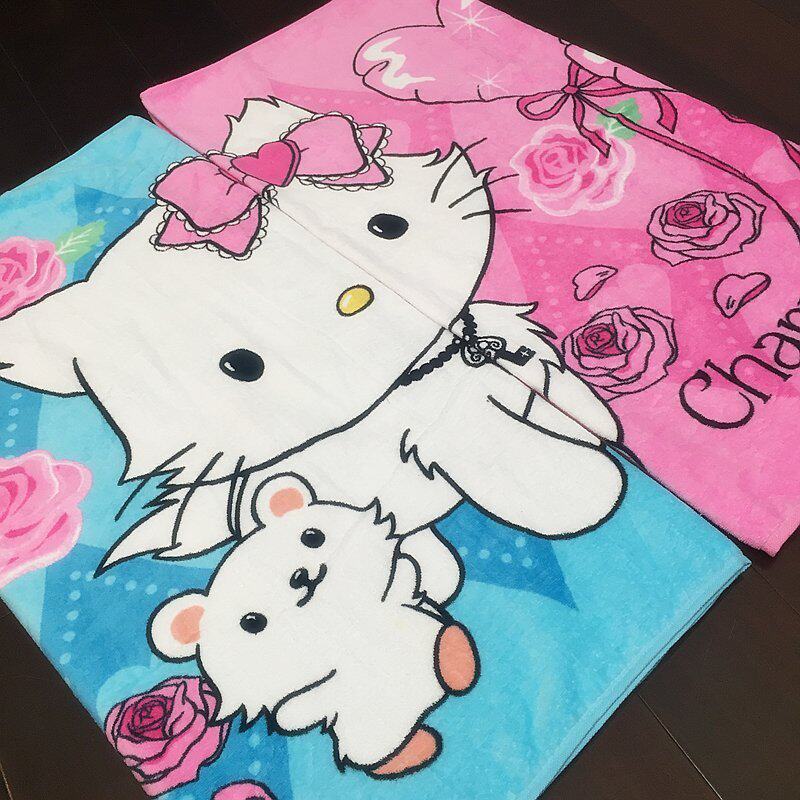 欧亚出口日本全浴巾charmmykitty