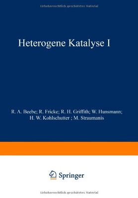 【预订】Heterogene Katalyse I