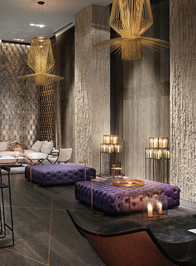 Yabu Pushelberg 雅布迈阿密南海滩W酒店官方摄影+平面