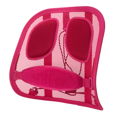 范罗士（Fellowes）CRC81399 炫彩人体工学椅背靠垫进化版 玫瑰红