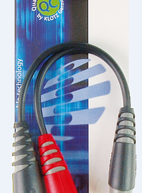 德国KLOTZ 一分二转接线6.35立体转双6.35单声大三芯转大二芯