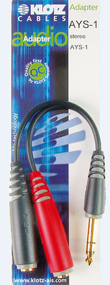 德国Klotz一分二转接线