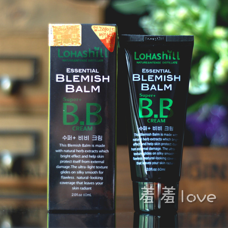 正品包邮Lohashill韩国露韩饰裸妆霜bb霜升级版10合1遮瑕保湿60ml