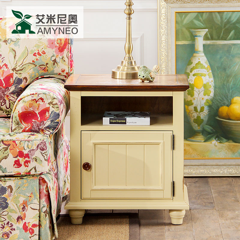 小户型床头柜艾米尼奥美式乡村